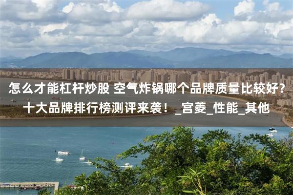怎么才能杠杆炒股 空气炸锅哪个品牌质量比较好？十大品牌排行榜测评来袭！_宫菱_性能_其他
